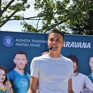 David Popovici, prezent la lansarea caravanei BeActive 2026/Foto: Bogdan Fechită (GSP.ro)