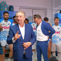 Dan Bobouțanu, primarul de la Hunedoara, după promovarea Corvinului în Superliga // foto: captură Facebook