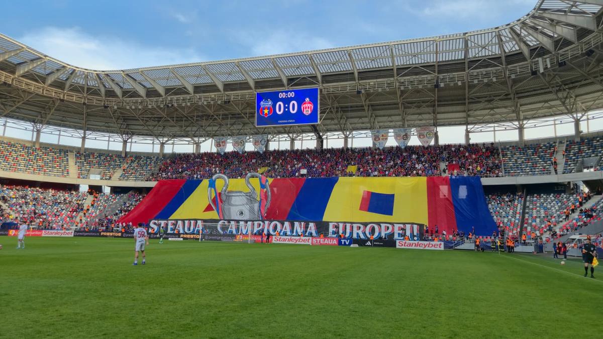Steaua - Sepsi, sărbătoare la 40 de ani de la Sevilla