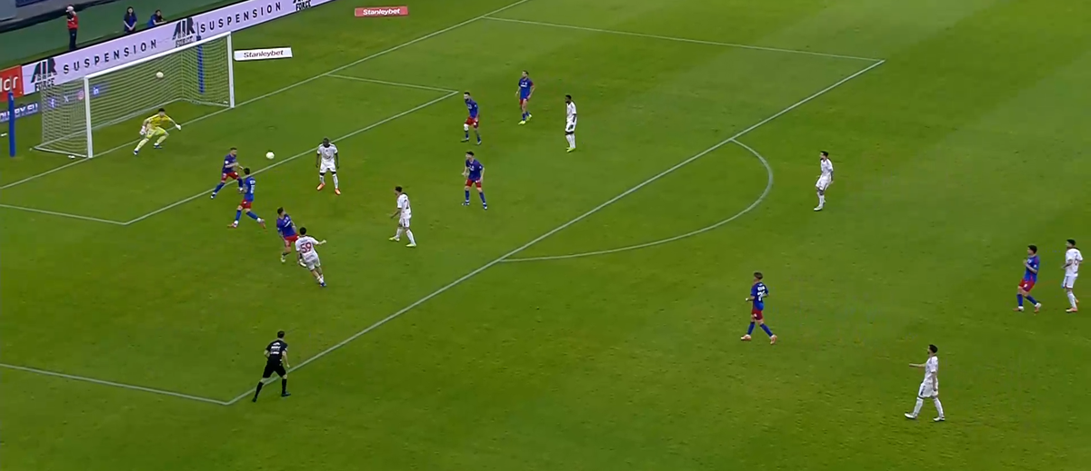 Gol din rabona în Steaua - Sepsi