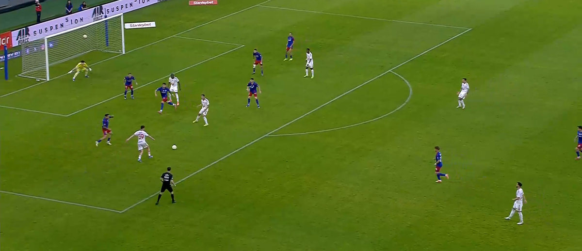 Gol din rabona în Steaua - Sepsi