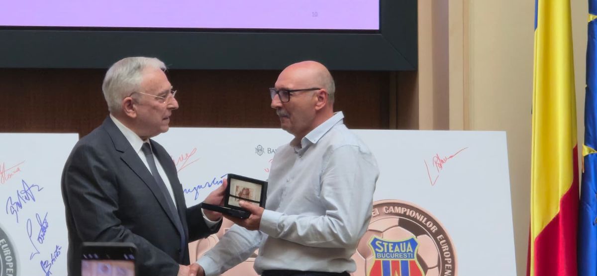 „«Steau» București, apoi Steaua «Budapest». După finală, întreaga lume a reținut numele campioanei” » Eroilor de la Sevilla le-au fost înmânate monede aniversare