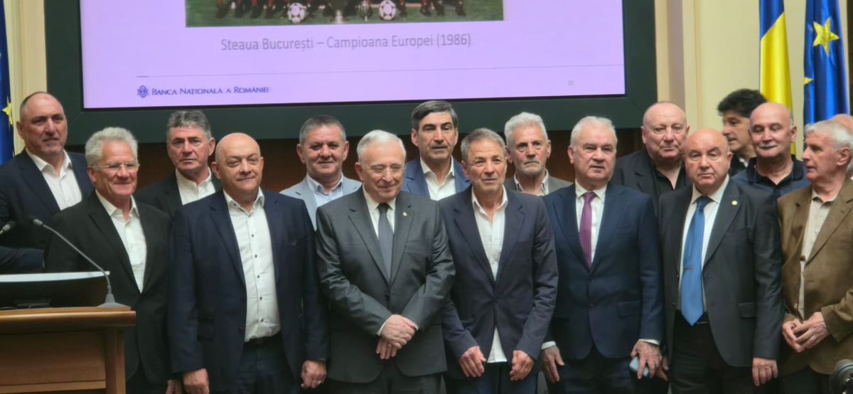 „«Steau» București, apoi Steaua «Budapest». După finală, întreaga lume a reținut numele campioanei” » Eroilor de la Sevilla le-au fost înmânate monede aniversare