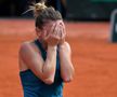 Simona Halep în momentele de după încheierea finalei Foto Raed Krishan
