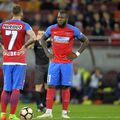Harlem Gnohere și Denis Alibec au evoluat împreună la FCSB în perioada ianuarie 2017 - iulie 2018