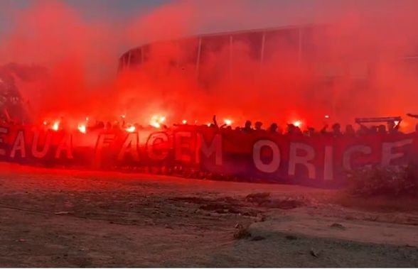 VIDEO Fanii Stelei au sărbătorit în stil mare! Imagini spectaculoase cu măreața arenă din Ghencea în fundal