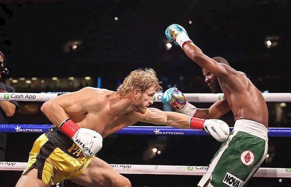 Floyd Mayweather a revenit în ring! A boxat 8 runde cu vedeta Logan Paul