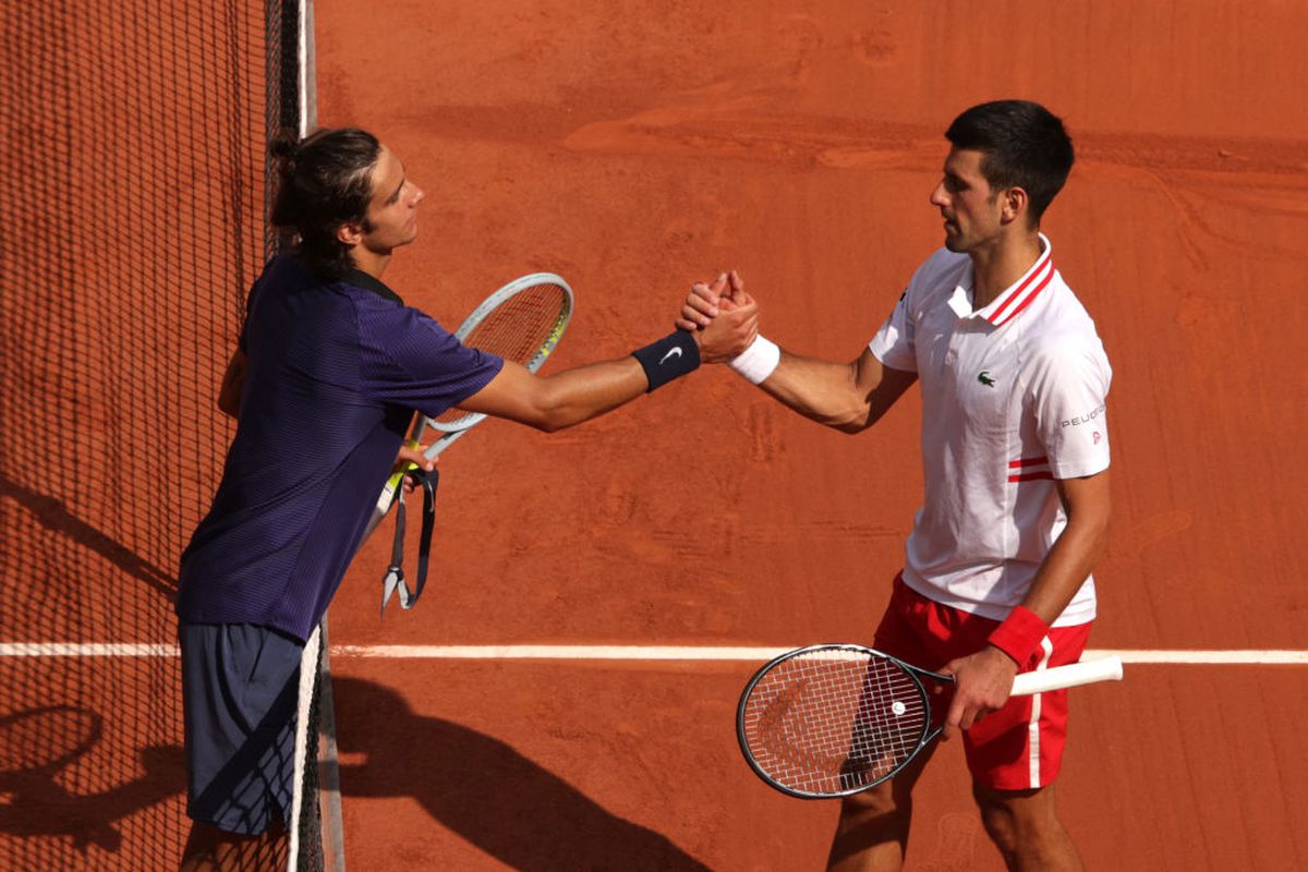 Novak Djokovic - Lorenzo Musetti, Roland Garros 2021