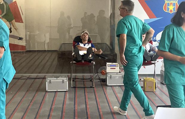 CSA Steaua, acțiune de donare de sânge în ziua în care clubul a împlinit 76 de ani » Câți suporteri au ales să participe la evenimentul din Ghencea