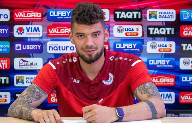 Oțelul a transferat fotbalistul care i-a „dăruit” 3 puncte în play-off