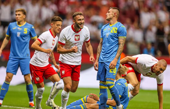 Singura veste bună pentru România vine din amicalul Polonia - Ucraina » Naționala lui Rebrov era condusă cu 3-0 după jumătate de oră