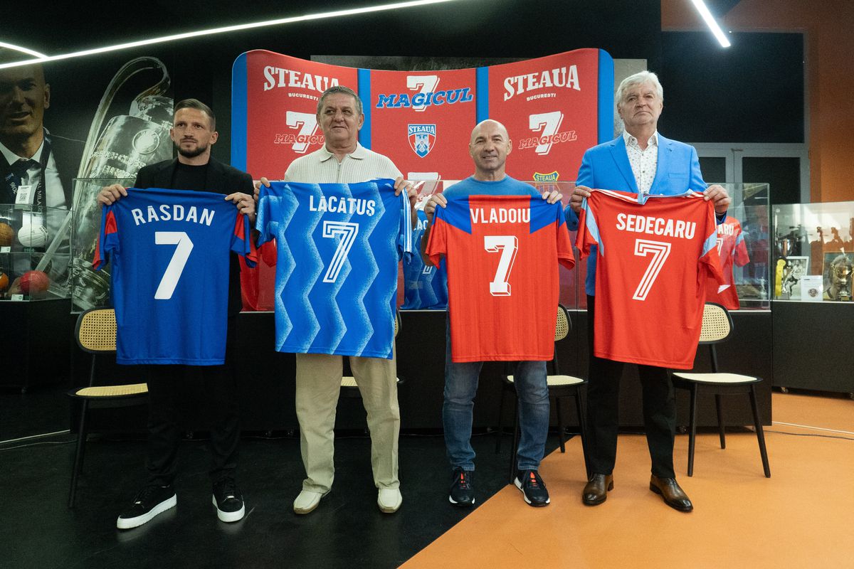 CSA Steaua - 77 de ani de la înființare » Lângă Lăcătuș, Marcel Răducanu, Vlădoiu, Troi, a apărut și necunoscutul Răsdan: „Să ne bucurăm din nou de participarea echipei în Liga 1”