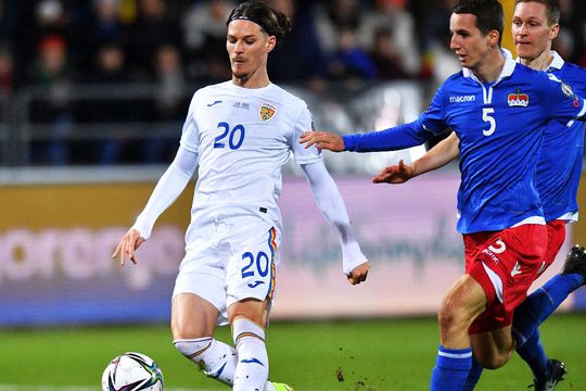 Dennis Man a marcat în ultimul amical cu Liechtenstein / Sursă foto: Raed Krishan (GSP)