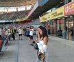 Alexandra Ionela Grigoriță, iubita lui Dennis Man, și-a făcut apariția în tribunele stadionului Steaua, pentru amicalul dintre România și Liechtenstein.