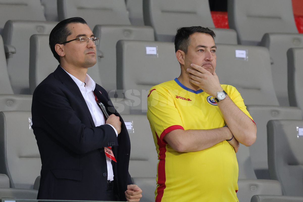 Răzvan Burleanu, în tribune la meciul Austria - România 2-1