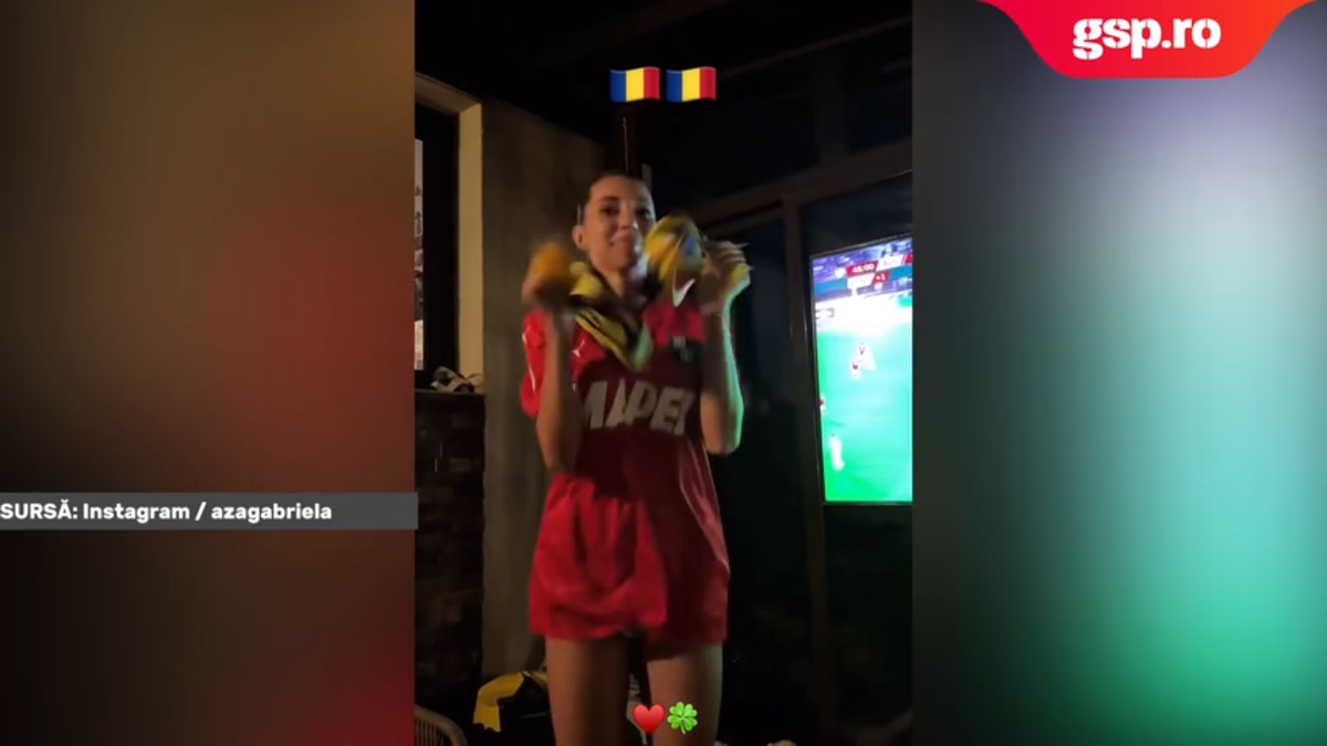 Mândră de iubitul titular în naționala României! I-a făcut galerie în fața televizorului: „Nu știți câte emoții am”