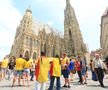Fanii României în Stephansplatz, Viena/ foto: Ionuț Iordache (GSP)