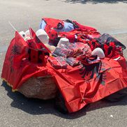 Imagini înainte de Albania - Serbia, meci cu risc maxim în preliminariile Campionatului Mondial din 2026. FOTO: sportal.blic.rs