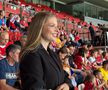 Antonia Salanță, iubita lui Daniel Bîrligea, a fost prezentă în tribunele stadionului „Ernst-Happel” la Austria - România. FOTO: Andrei Crăițoiu (GSP.RO)