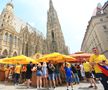 Fanii României în Stephansplatz, Viena/ foto: Ionuț Iordache (GSP)