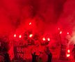 Ultrașii de la „Uniți sub tricolor” au aprins zeci de torțe în Austria - România. Foto: Andrei Crăițoiu (GSP.RO)