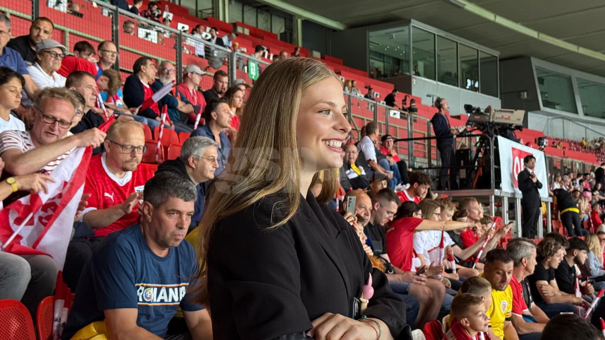 Antonia a „zburat” la Viena pentru a-l vedea pe Daniel Bîrligea în Austria - România: „Sunt atât de bucuroasă că sunt aici!”