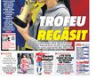 Prima pagină a Gazetei Sporturilor, atunci când Cristina a primit ultima oară trofeul de cea mai bună jucătoare a lumii, la finalul lui 2019 și o primp pagină dedicată handbalistei