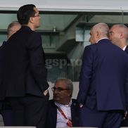 Răzvan Burleanu, în tribune la meciul Austria - România 2-1 FOTO: Ionuţ Iordache (GSP)