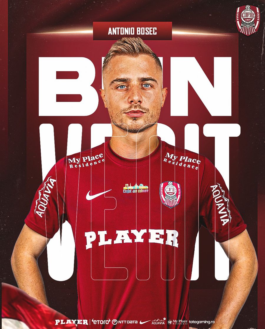Încă un transfer făcut de CFR Cluj! » Al 5-lea jucător adus de echipa lui Dan Petrescu