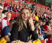 Antonia Salanță, iubita lui Daniel Bîrligea, a fost prezentă în tribunele stadionului „Ernst-Happel” la Austria - România. FOTO: Andrei Crăițoiu (GSP.RO)