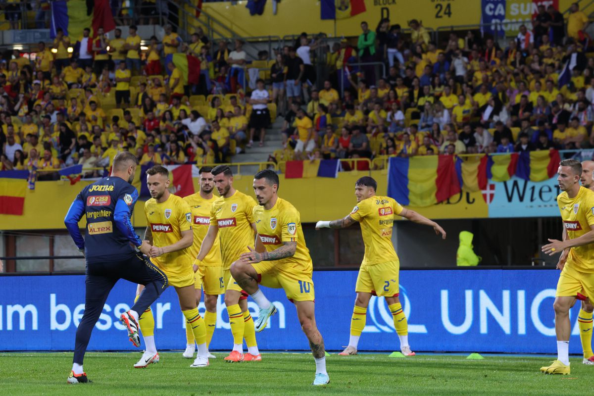 Austria - România, imagini de la încălzire