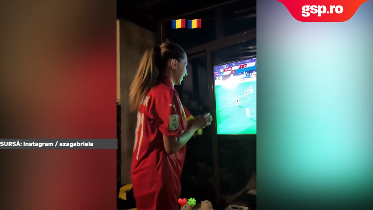 Mândră de iubitul titular în naționala României! I-a făcut galerie în fața televizorului: „Nu știți câte emoții am”