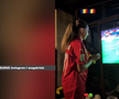 Mândră de iubitul titular în naționala României! I-a făcut galerie în fața televizorului: „Nu știți câte emoții am”