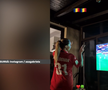 Mândră de iubitul titular în naționala României! I-a făcut galerie în fața televizorului: „Nu știți câte emoții am”