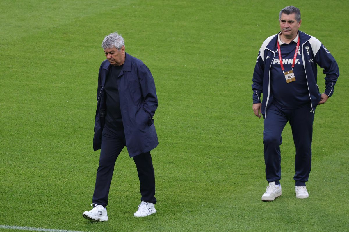 Austria - România, imagini de la inspecția gazonului