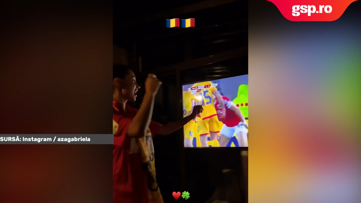 Mândră de iubitul titular în naționala României! I-a făcut galerie în fața televizorului: „Nu știți câte emoții am”