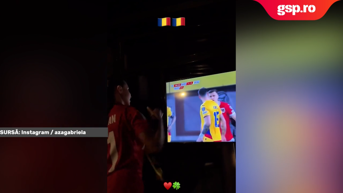 Mândră de iubitul titular în naționala României! I-a făcut galerie în fața televizorului: „Nu știți câte emoții am”