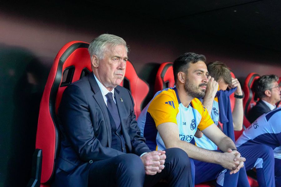 Carlo Ancelotti l-a avut asistent pe Davide în cele 353 de meciuri ca antrenor la Real Madrid / Foto: Imago Ofertat de trei cluburi, Davide Ancelotti a ales a patra variantă! » „Pas înainte pentru perfecționare tehnică”