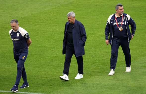 Primul lucru pe care l-a făcut Mircea Lucescu când a ajuns pe stadionul din Viena, înainte de Austria - România