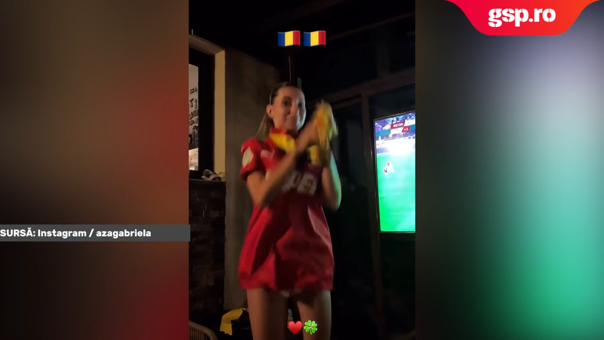 Mândră de iubitul titular în naționala României! I-a făcut galerie în fața televizorului: „Nu știți câte emoții am”