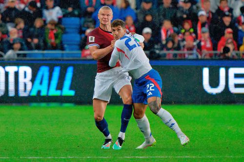 Erling Haaland a marcat cu Italia/ foto: Imago Images