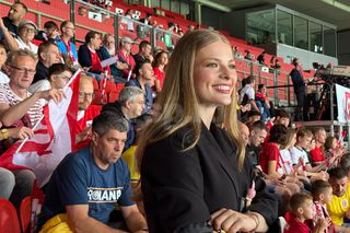 Antonia a „zburat” la Viena pentru a-l vedea pe Daniel Bîrligea în Austria - România: „Sunt atât de bucuroasă că sunt aici!”