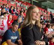 Antonia Salanță, iubita lui Daniel Bîrligea, a fost prezentă în tribunele stadionului „Ernst-Happel” la Austria - România. FOTO: Andrei Crăițoiu (GSP.RO)