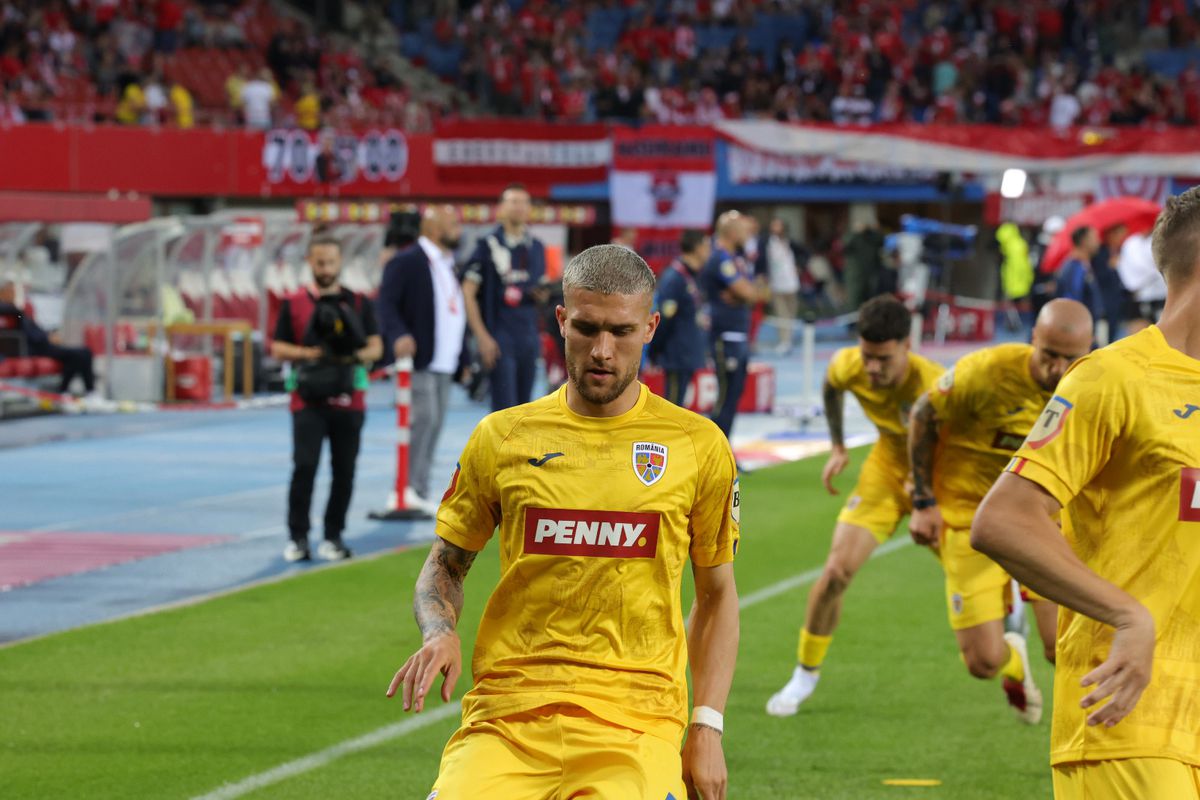 Austria - România, imagini de la încălzire