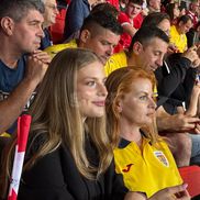 Antonia Salanță, iubita lui Daniel Bîrligea, a fost prezentă în tribunele stadionului „Ernst-Happel” la Austria - România. FOTO: Andrei Crăițoiu (GSP.RO)