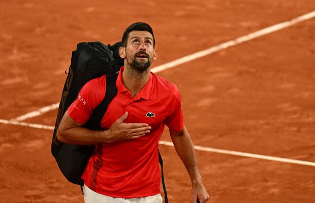 Novak Djokovic, mesaj emoționant după eliminarea de la Roland Garros