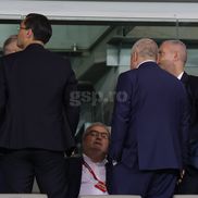 Răzvan Burleanu, în tribune la meciul Austria - România 2-1 FOTO: Ionuţ Iordache (GSP)