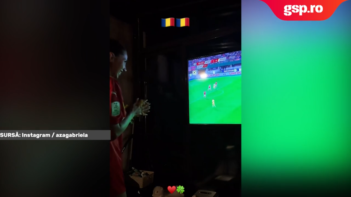 Mândră de iubitul titular în naționala României! I-a făcut galerie în fața televizorului: „Nu știți câte emoții am”