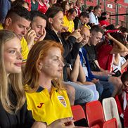 Antonia Salanță, iubita lui Daniel Bîrligea, a fost prezentă în tribunele stadionului „Ernst-Happel” la Austria - România. FOTO: Andrei Crăițoiu (GSP.RO)