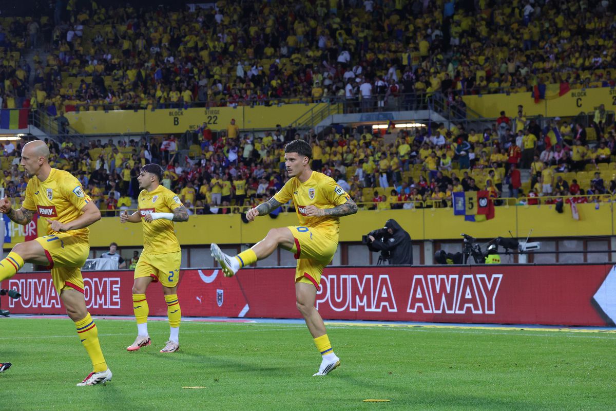 Austria - România, imagini de la încălzire